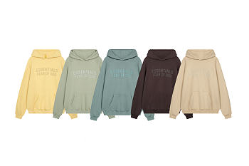 Sudadera con Capucha Fear of God Essentials Center Solid Rubber Text Hoodie Fear of God Essentials Center Solid Rubber Text Hoodie