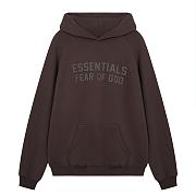 Sudadera con Capucha Fear of God Essentials Center Solid Rubber Text Hoodie Fear of God Essentials Center Solid Rubber Text Hoodie - 5