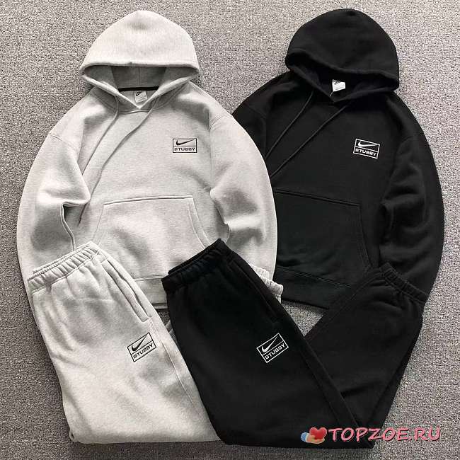 Conjunto de Sudadera con Capucha Nike x Stussy NRG SS22 Nike x Stussy NRG SS22 Hoodie Full Set - 1