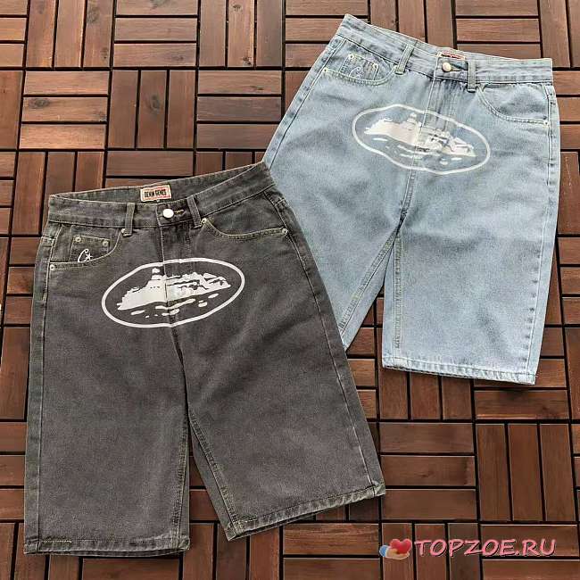 Pantalones Cortos Vaqueros Corteiz Alcatraz Corteiz Alcatraz Denim Shorts - 1