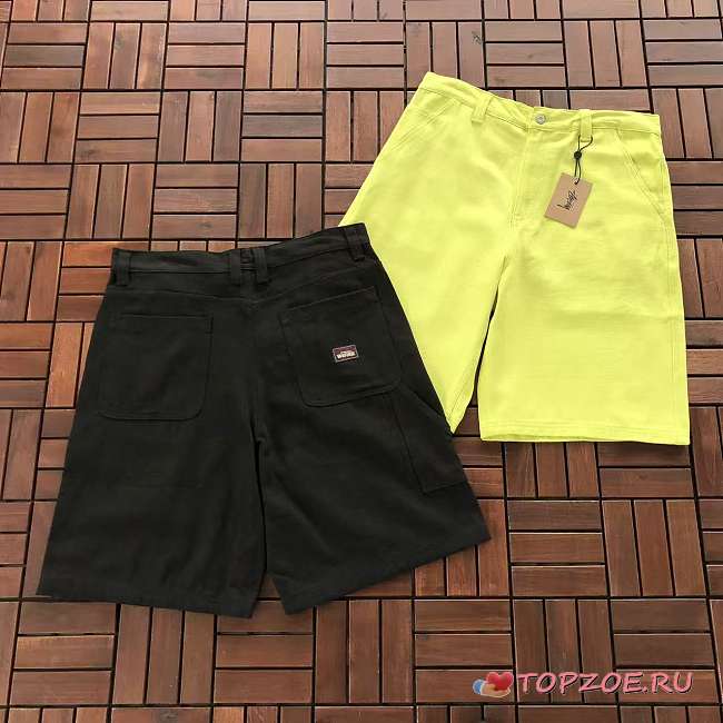 Pantalones Cortos de Lona Stussy Work Stussy Work Short Canvas - 1