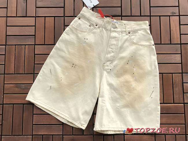 Pantalones Cortos Vaqueros Blancos Acne Studios Core Acne Studios Core Denim White Shorts - 1