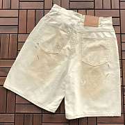 Pantalones Cortos Vaqueros Blancos Acne Studios Core Acne Studios Core Denim White Shorts - 5