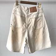 Pantalones Cortos Vaqueros Blancos Acne Studios Core Acne Studios Core Denim White Shorts - 2