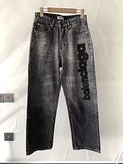 Balenciaga Vaqueros Wide-Leg con Logotipo Bordado Balenciaga Logo-Patch Wide-Leg Jeans - 2