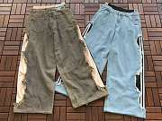 Pantalones vaqueros desestructurados de pierna ancha Adidas Adilenium 5.0 Adidas Adilenium 5.0 Deconstructed Wide-Leg Jeans - 1