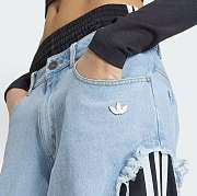 Pantalones vaqueros desestructurados de pierna ancha Adidas Adilenium 5.0 Adidas Adilenium 5.0 Deconstructed Wide-Leg Jeans - 4