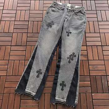 Vaqueros Levi's Gallery Flared con Parches de Cruces Chrome Hearts Chrome Hearts x Gallery Dept Flared Cross Patch Levi's Denim