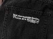 Pantalones Vaqueros Anchos Off Black Bonkers Denim Off Black Bonkers Denim - 4