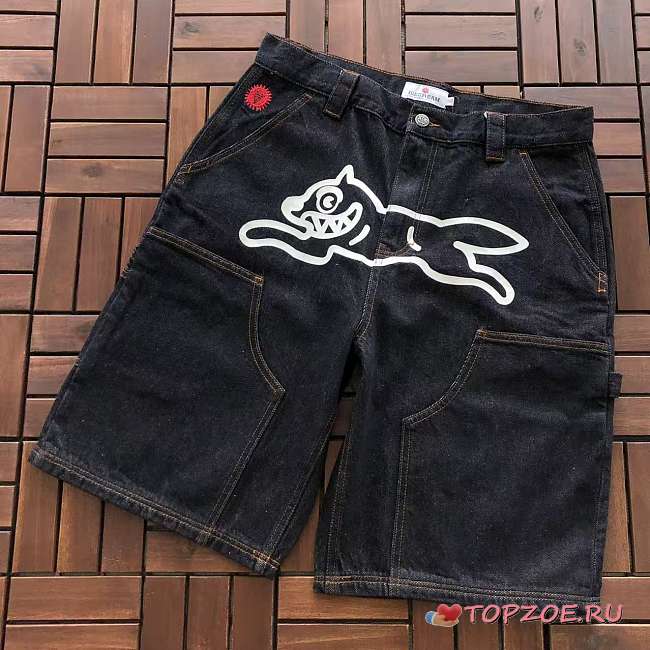 Bermuda Denim de Carpintero ICECREAM Selvedge Running Dog ICECREAM Selvedge Running Dog Denim Carpenter Short - 1