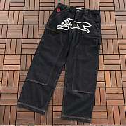 Pantalón Jeans Carpenter con Gráfico Running Dog Billionaire Boys Club ICECREAM Billionaire Boys Club ICECREAM Selvedge Running Dog Denim Carpenter Pant - 1