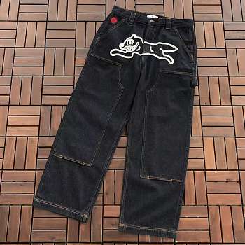 Pantalón Jeans Carpenter con Gráfico Running Dog Billionaire Boys Club ICECREAM Billionaire Boys Club ICECREAM Selvedge Running Dog Denim Carpenter Pant