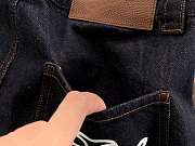 Pantalón Jeans Carpenter con Gráfico Running Dog Billionaire Boys Club ICECREAM Billionaire Boys Club ICECREAM Selvedge Running Dog Denim Carpenter Pant - 3