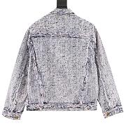 Chaqueta Denim con Flecos y Monograma Louis Vuitton Louis Vuitton Monogram Fringed Denim Jacket - 2