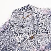 Chaqueta Denim con Flecos y Monograma Louis Vuitton Louis Vuitton Monogram Fringed Denim Jacket - 3
