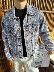 Chaqueta Denim con Flecos y Monograma Louis Vuitton Louis Vuitton Monogram Fringed Denim Jacket - 6