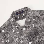 Chaqueta Estilo Camisa Denim con Monograma Efecto Galaxia y Spray Louis Vuitton Louis Vuitton Spray Monogram Denim Shirt Jacket - 5