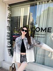 Chaqueta Estilo Camisa Denim con Monograma Efecto Galaxia y Spray Louis Vuitton Louis Vuitton Spray Monogram Denim Shirt Jacket - 4