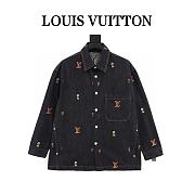 Sobrecamisa Vaquera con Bordados Monogram y Personajes Louis Vuitton Louis Vuitton Monogram Character Embroidered Denim Overshirt - 1
