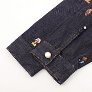 Sobrecamisa Vaquera con Bordados Monogram y Personajes Louis Vuitton Louis Vuitton Monogram Character Embroidered Denim Overshirt - 3