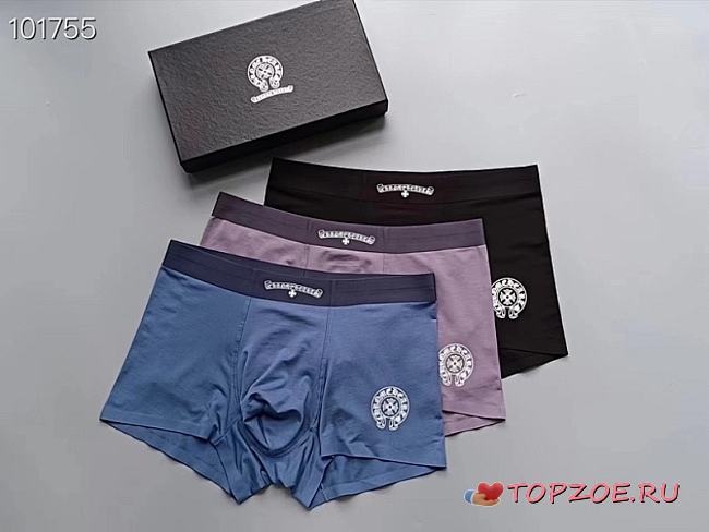 Pack de 3 calzoncillos Chrome Hearts para hombre Chrome Hearts Men's Underwear 3-Pack 2 - 1