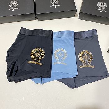 Pack de 3 calzoncillos Chrome Hearts para hombre Chrome Hearts Men's Underwear 3-Pack 3