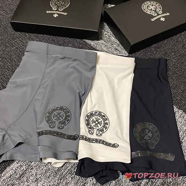 Pack de 3 calzoncillos Chrome Hearts para hombre Chrome Hearts Men's Underwear 3-Pack 5 - 1
