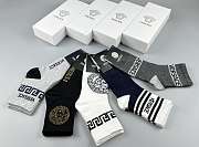 Calcetines medianos para hombre Versace, imprescindibles para todas las estaciones: primavera, verano, otoño e invierno. - 3