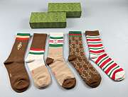 Calcetines medianos GUCCI, de algodón puro y buena calidad. - 1