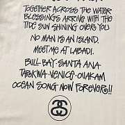 Camiseta Stüssy y Wales Bonner Text Tee / Stüssy and Wales Bonner T-Shirt - 4