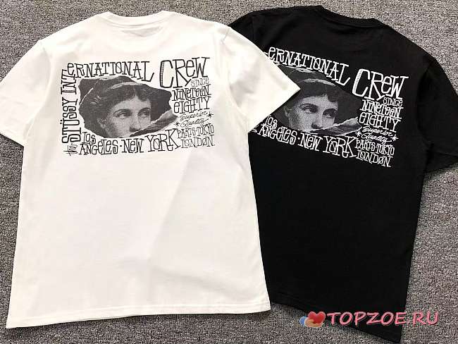 Camiseta Stussy International Crew Tee / Stussy International Crew T-Shirt - 1