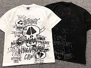 Camiseta Stussy International Crew Skull Tee (Stussy Skull Graffiti Tee) - 6
