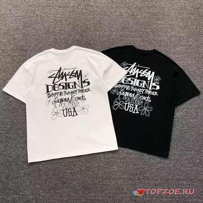 Camiseta Stussy Designs Summer Twenty Three Laguna Beach Tee - 1