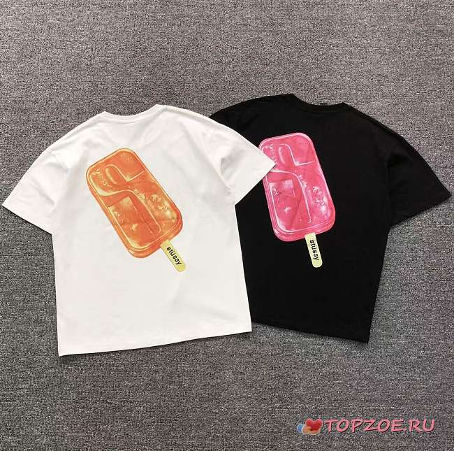 Camiseta Stussy Popsicle Graphic Tee (Stussy SS Logo Popsicle Tee) - 1